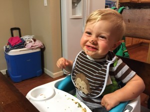 Eating new foods and trying to break 18 lbs.
