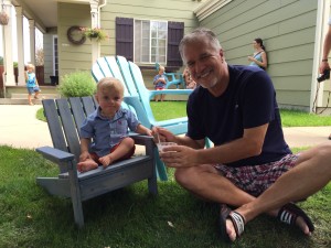 Chillin' with Grandpa.